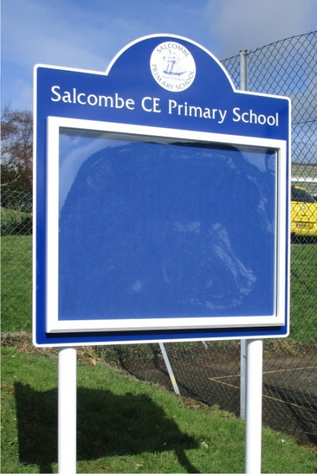 External notice boards for schools